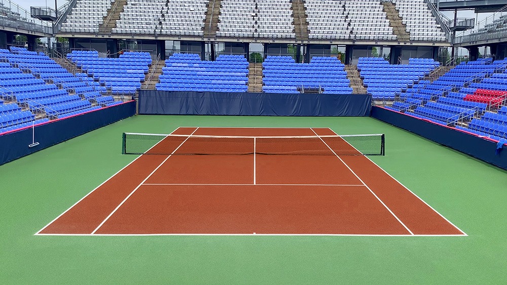 tennis court materials